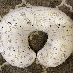 Boppy Pillow- Like New with Two Covers!
